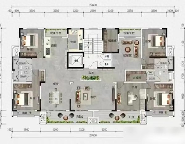 海通富配资 现在买房为啥都爱大宽厅？看完这户型我悟了！